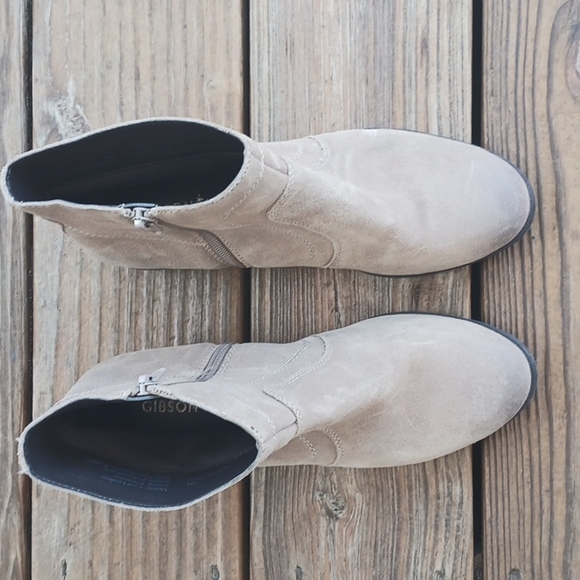 Gibson Latimer leather zip up booties size 8 - Picture 3 of 9